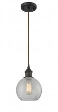 Innovations Lighting 516-1P-OB-G125-LED - Athens - 1 Light - 8 inch - Oil Rubbed Bronze - Cord hung - Mini Pendant