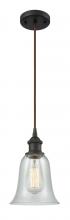 Innovations Lighting 516-1P-OB-G2812 - Hanover - 1 Light - 6 inch - Oil Rubbed Bronze - Cord hung - Mini Pendant