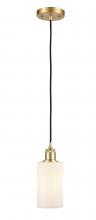 Innovations Lighting 516-1P-SG-G801 - Clymer - 1 Light - 4 inch - Satin Gold - Cord hung - Mini Pendant