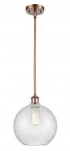 Innovations Lighting 516-1S-AC-G125-10 - Athens - 1 Light - 10 inch - Antique Copper - Mini Pendant