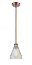 Innovations Lighting 516-1S-AC-G275 - Conesus - 1 Light - 6 inch - Antique Copper - Mini Pendant