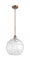 Innovations Lighting 516-1S-BB-G1215-12 - Athens Water Glass - 1 Light - 12 inch - Brushed Brass - Mini Pendant