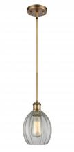 Innovations Lighting 516-1S-BB-G82 - Eaton - 1 Light - 6 inch - Brushed Brass - Mini Pendant