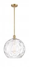 Innovations Lighting 516-1S-SG-G1215-14 - Athens Water Glass - 1 Light - 13 inch - Satin Gold - Pendant