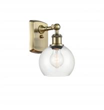Innovations Lighting 516-1W-AB-G122-6 - Athens - 1 Light - 6 inch - Antique Brass - Sconce