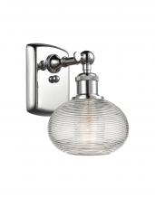 Innovations Lighting 516-1W-PC-G555-6CL - Ithaca - 1 Light - 6 inch - Polished Chrome - Sconce