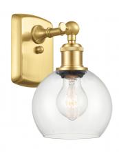 Innovations Lighting 516-1W-SG-G122-6 - Athens - 1 Light - 6 inch - Satin Gold - Sconce