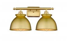 Innovations Lighting 516-2W-SG-M14-SG - Adirondack - 2 Light - 18 inch - Satin Gold - Bath Vanity Light