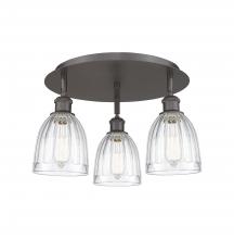 Innovations Lighting 516-3C-OB-G442 - Brookfield - 3 Light - 18 inch - Oil Rubbed Bronze - Flush Mount