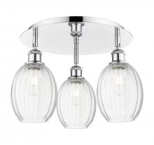 Innovations Lighting 516-3C-PC-G459-6CL - Preston Bulb - 3 Light - 18 inch - Polished Chrome - Semi-Flush Mount