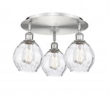 Innovations Lighting 516-3C-SN-G362 - Waverly - 3 Light - 18 inch - Satin Nickel - Semi-Flush Mount