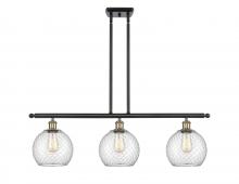 Innovations Lighting 516-3I-BAB-G122-8CSN - Farmhouse Chicken Wire 3 Light Island Light