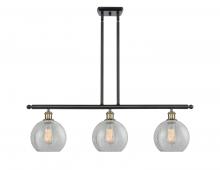 Innovations Lighting 516-3I-BAB-G125 - Athens - 3 Light - 36 inch - Black Antique Brass - Stem hung - Island Light