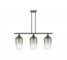 Innovations Lighting 516-3I-OB-G484-7SL - Brookhaven Flute - 3 Light - 36 inch - Oil Rubbed Bronze - Stem Hung - Island Light