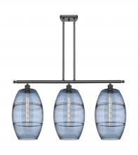 Innovations Lighting 516-3I-OB-G557-10BL - Vaz - 3 Light - 37 inch - Oil Rubbed Bronze - Stem hung - Island Light