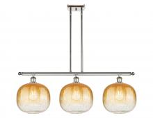 Innovations Lighting 516-3I-PN-G481-10AM - Brookhaven Sphere - 3 Light - 37 inch - Polished Nickel - Stem Hung - Island Light