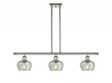 Innovations Lighting 516-3I-PN-G92 - Fenton - 3 Light - 36 inch - Polished Nickel - Stem hung - Island Light