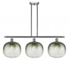 Innovations Lighting 516-3I-SN-G481-10SL - Brookhaven Sphere - 3 Light - 37 inch - Brushed Satin Nickel - Stem Hung - Island Light
