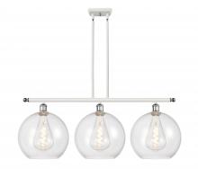 Innovations Lighting 516-3I-WPC-G122-12 - Athens - 3 Light - 38 inch - White Polished Chrome - Stem Hung - Island Light