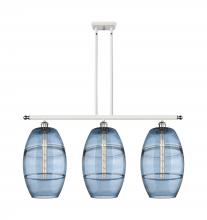 Innovations Lighting 516-3I-WPC-G557-10BL - Vaz - 3 Light - 37 inch - White Polished Chrome - Stem hung - Island Light