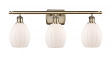 Innovations Lighting 516-3W-AB-G81 - Eaton - 3 Light - 26 inch - Antique Brass - Bath Vanity Light