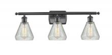 Innovations Lighting 516-3W-BK-G275 - Conesus - 3 Light - 26 inch - Matte Black - Bath Vanity Light