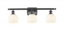 Innovations Lighting 516-3W-OB-G1217-6WV - White Venetian - 3 Light - 26 inch - Oil Rubbed Bronze - Bath Vanity Light