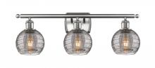 Innovations Lighting 516-3W-SN-G1213-6SM - Athens Deco Swirl - 3 Light - 26 inch - Brushed Satin Nickel - Bath Vanity Light