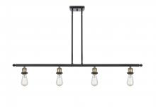 Innovations Lighting 516-4I-BAB - Bare Bulb - 4 Light - 48 inch - Black Antique Brass - Cord hung - Island Light