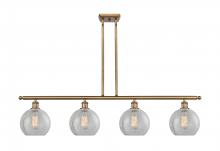 Innovations Lighting 516-4I-BB-G125-LED - Athens - 4 Light - 48 inch - Brushed Brass - Cord hung - Island Light