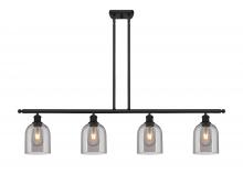 Innovations Lighting 516-4I-BK-G558-6SM - Bella - 4 Light - 48 inch - Matte Black - Cord hung - Island Light