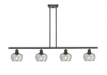 Innovations Lighting 516-4I-BK-G92 - Fenton - 4 Light - 48 inch - Matte Black - Stem hung - Island Light