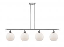 Innovations Lighting 516-4I-SN-G121 - Athens - 4 Light - 48 inch - Brushed Satin Nickel - Stem hung - Island Light