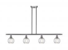 Innovations Lighting 516-4I-SN-G1214-6 - Small Twisted Swirl 4 Light Island Light part of the Ballston Collection