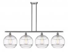 Innovations Lighting 516-4I-SN-G556-12CL - Rochester - 4 Light - 50 inch - Brushed Satin Nickel - Stem hung - Island Light