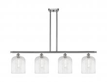 Innovations Lighting 516-4I-SN-G559-8CL - Bridal Veil - 4 Light - 48 inch - Brushed Satin Nickel - Stem hung - Island Light