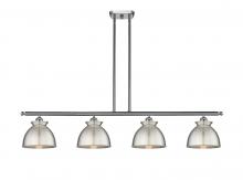 Innovations Lighting 516-4I-SN-M14-SN - Adirondack - 4 Light - 48 inch - Brushed Satin Nickel - Stem hung - Island Light