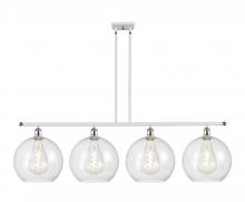 Innovations Lighting 516-4I-WPC-G122-12 - Athens - 4 Light - 50 inch - White Polished Chrome - Stem Hung - Island Light