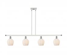 Innovations Lighting 516-4I-WPC-G461-6 - Norfolk - 4 Light - 48 inch - White Polished Chrome - Stem hung - Island Light