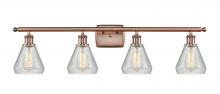 Innovations Lighting 516-4W-AC-G275 - Conesus - 4 Light - 36 inch - Antique Copper - Bath Vanity Light