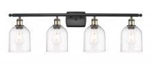 Innovations Lighting 516-4W-BAB-G558-6CL - Bella - 4 Light - 36 inch - Black Antique Brass - Bath Vanity Light