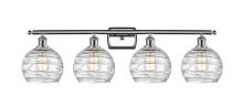 Innovations Lighting 516-4W-PC-G1213-8CL - Athens Deco Swirl - 4 Light - 38 inch - Polished Chrome - Bath Vanity Light