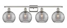 Innovations Lighting 516-4W-PN-G1213-8SM - Athens Deco Swirl - 4 Light - 38 inch - Polished Nickel - Bath Vanity Light