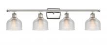 Innovations Lighting 516-4W-PN-G412 - Dayton - 4 Light - 36 inch - Polished Nickel - Bath Vanity Light