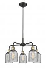 Innovations Lighting 516-5CR-BAB-G257 - Caledonia - 5 Light - 23 inch - Black Antique Brass - Chandelier