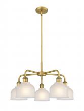 Innovations Lighting 516-5CR-BB-G411 - Dayton - 5 Light - 24 inch - Brushed Brass - Chandelier