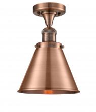 Innovations Lighting 517-1CH-AC-M13-AC - Appalachian - 1 Light - 8 inch - Antique Copper - Semi-Flush Mount