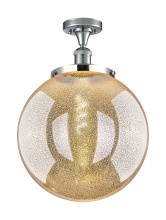 Innovations Lighting 517-1CH-PC-G208-14 - Beacon - 1 Light - 14 inch - Polished Chrome - Semi-Flush Mount