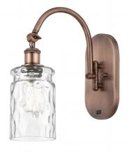 Innovations Lighting 518-1W-AC-G352 - Candor - 1 Light - 5 inch - Antique Copper - Sconce