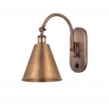 Innovations Lighting 518-1W-AC-MBC-8-AC - Berkshire - 1 Light - 8 inch - Antique Copper - Adjustable Swing Arm